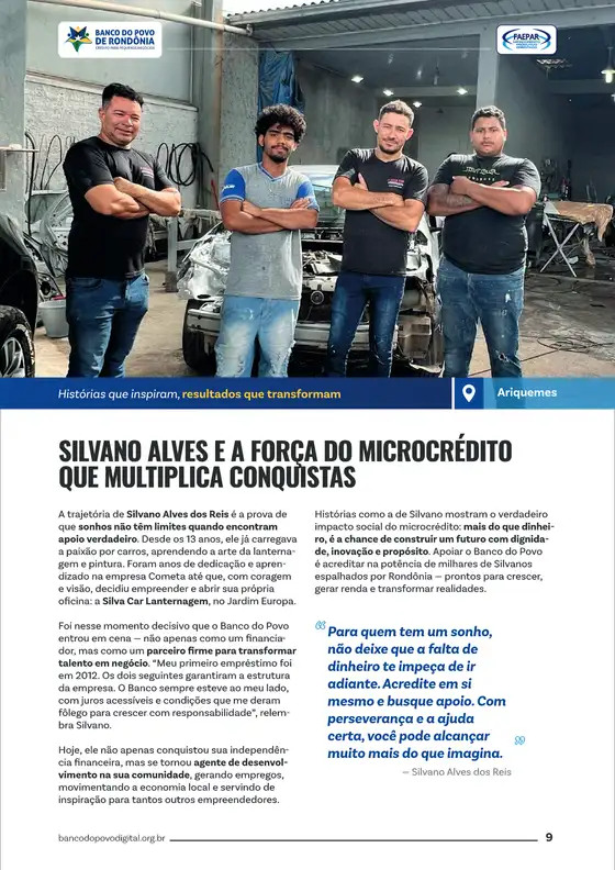 Página 9: Silvano e a Silva Car, Ariquemes