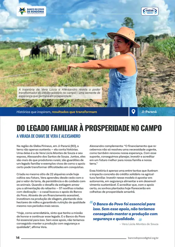Página 14: Vera Lúcia e Alexsandro, Ji-Paraná