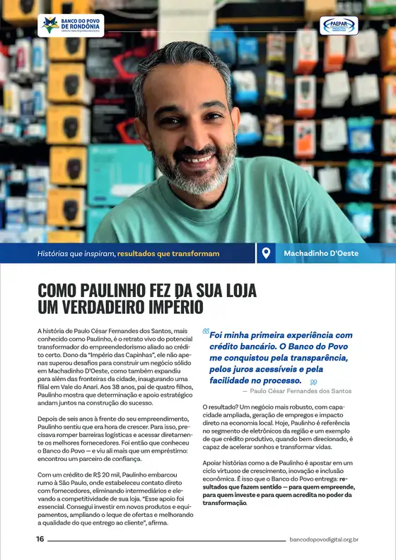 Página 16: Império das Capinhas, Machadinho D'Oeste