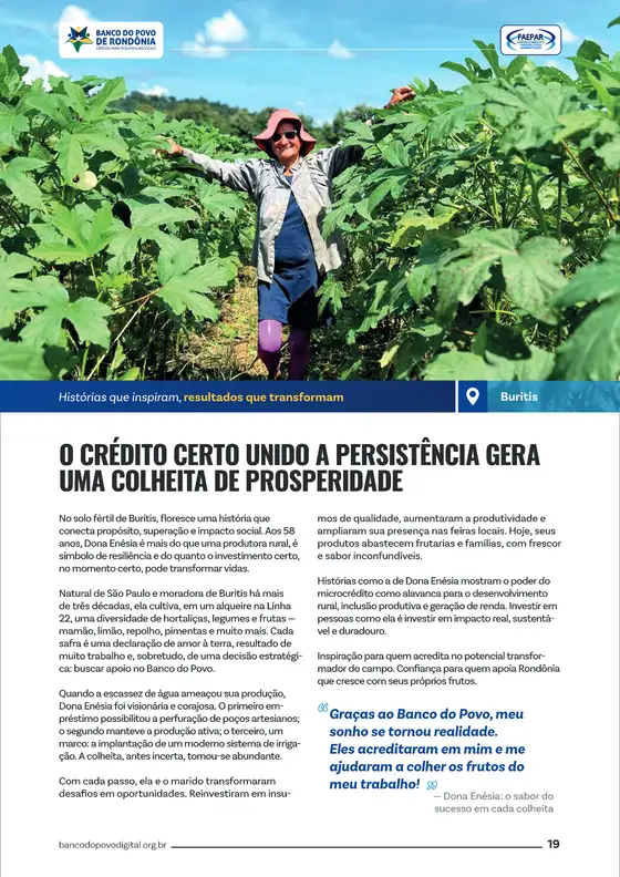 Página 19: Dona Enésia, Buritis