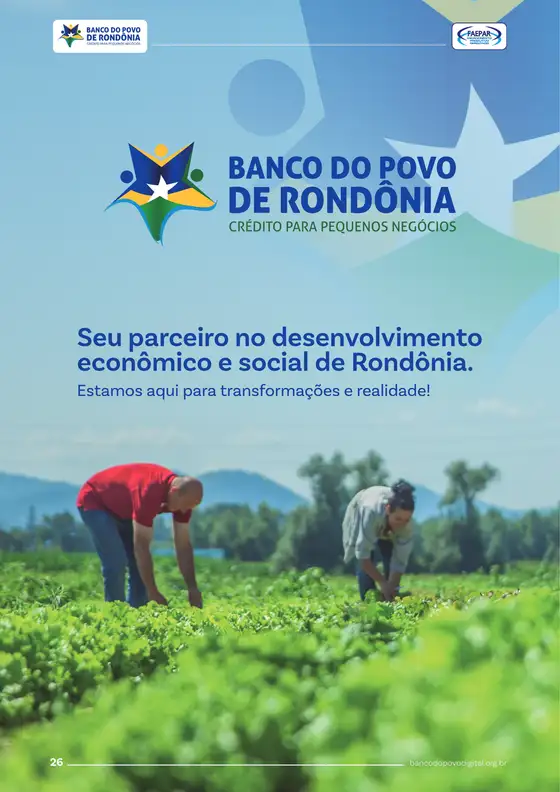 Página 26: Banco do Povo de Rondônia